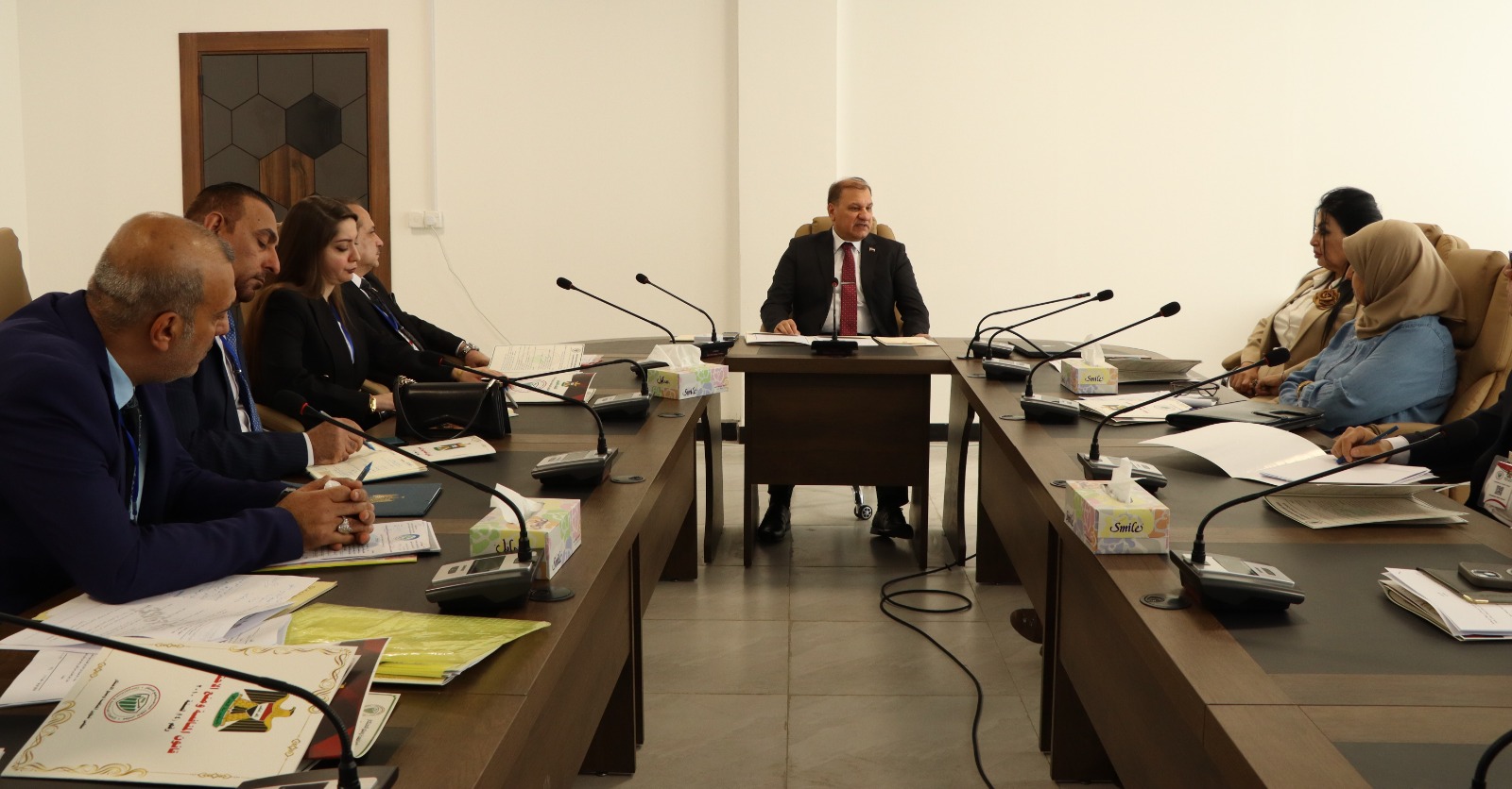 رئيس مجلس شؤون المنافسة ومنع الاحتكار يعقد الاجتماع الأول لشُعَب المنافسة في الوزارات و الهيئات لتعزيز التنسيق الحكومي